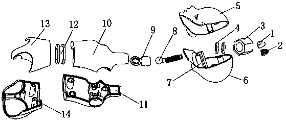 Novel doll replacing head and replacing method thereof