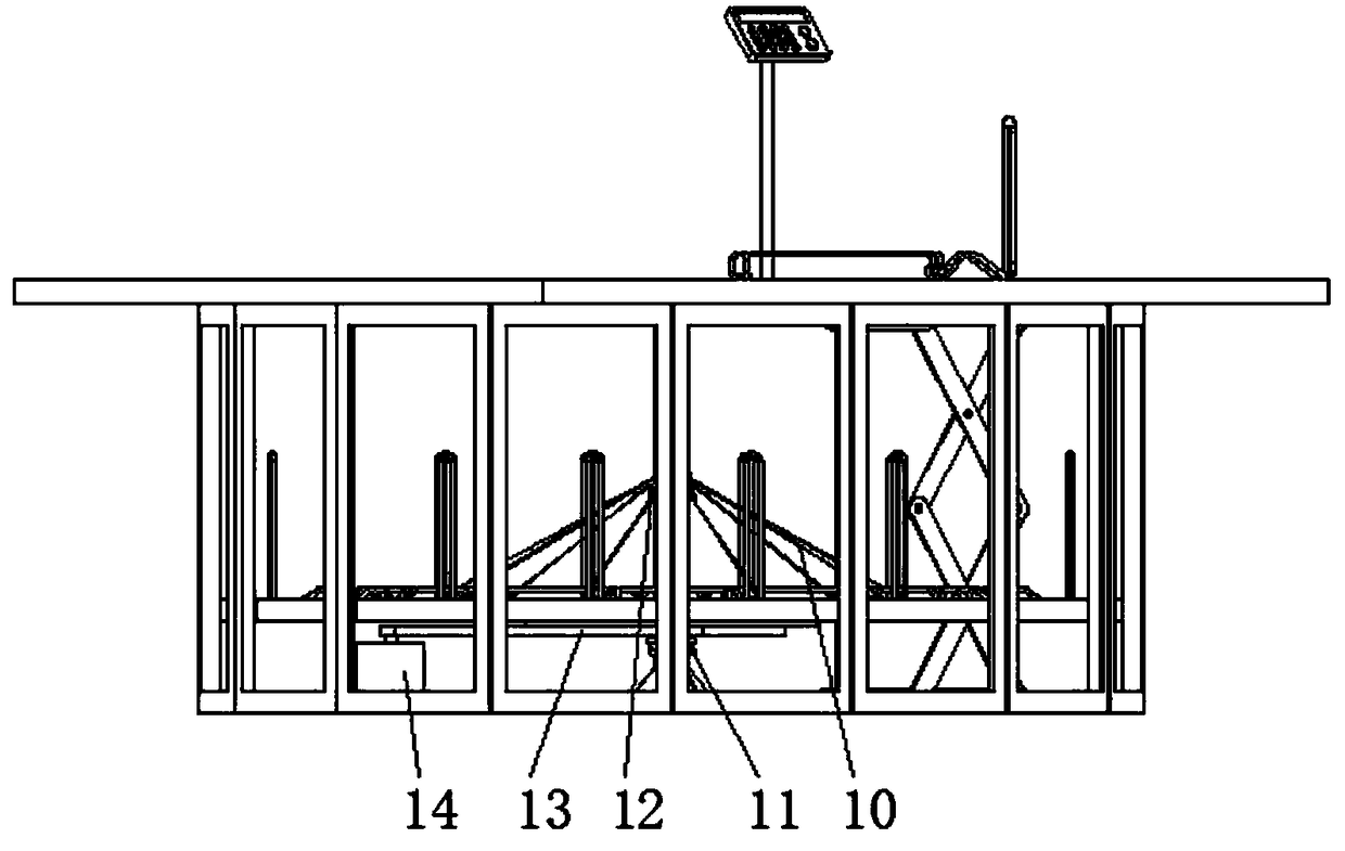 Rotary underground bicycle parking device