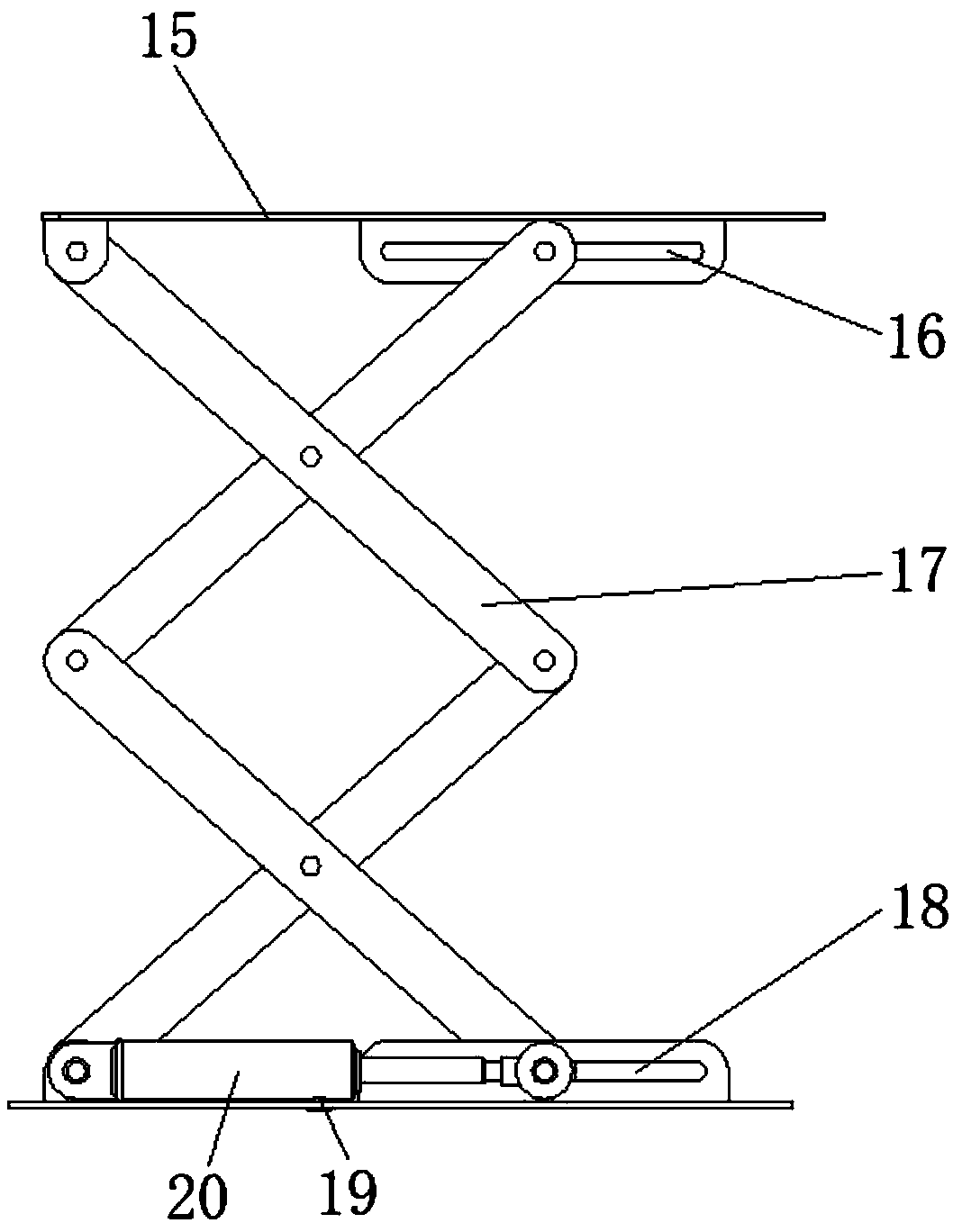 Rotary underground bicycle parking device