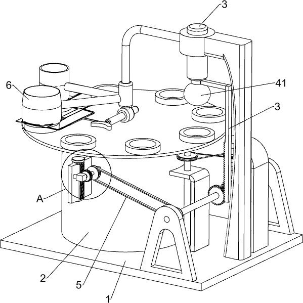 Egg tart making device