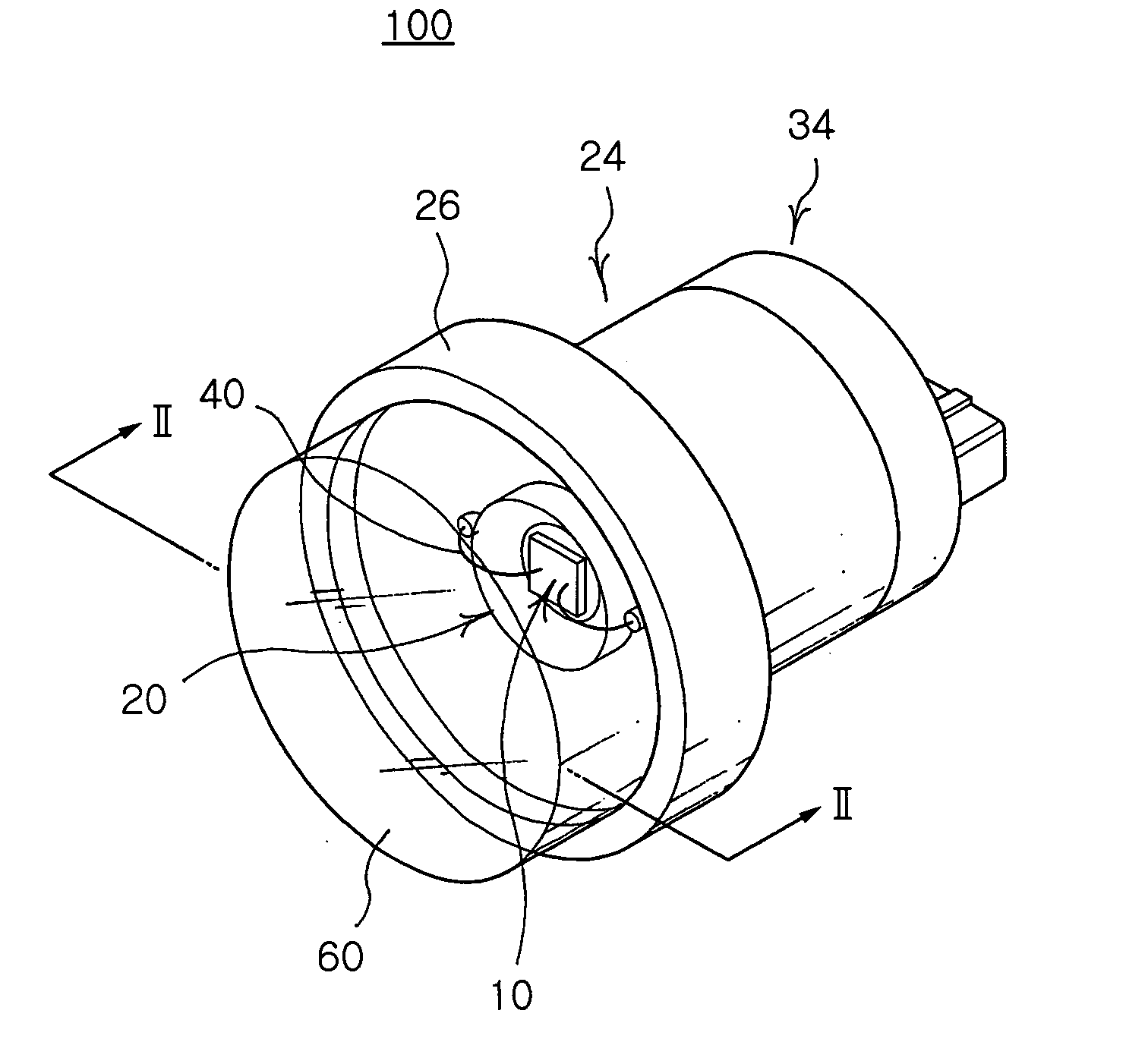 Light emitting diode module for automobile headlights and automobile headlight having the same