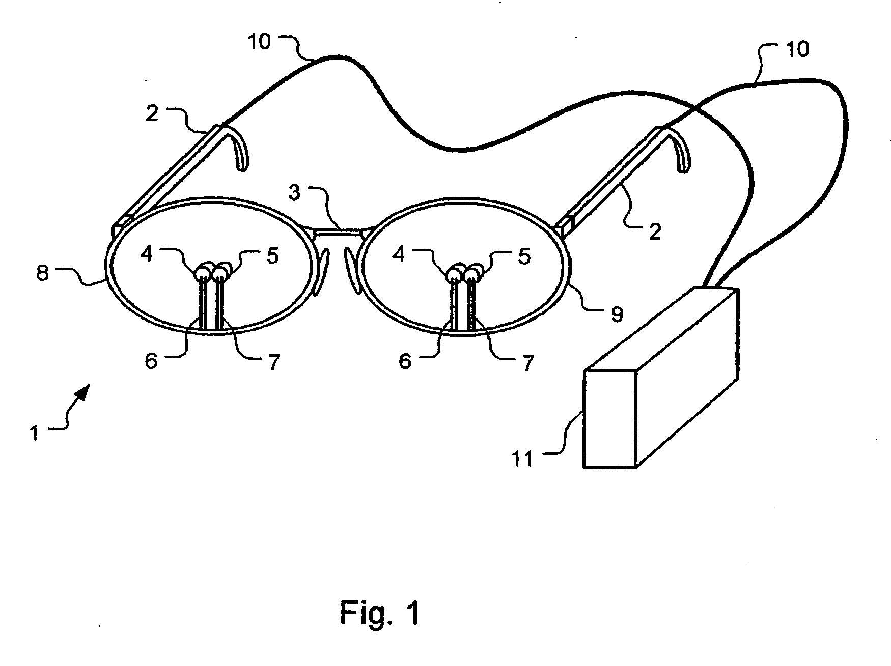 Apparatus for administering light stimulation