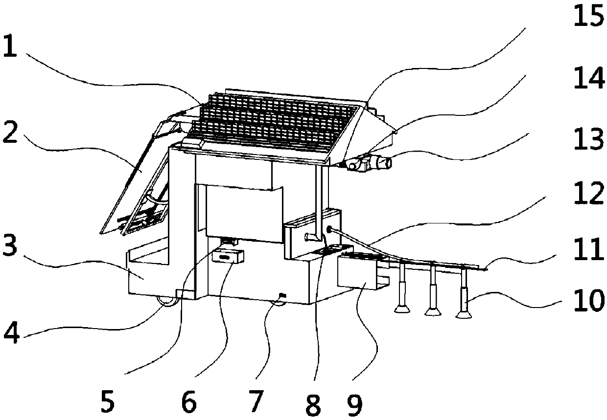 Highway green dust reduction and environmental protection construction structure and its construction method