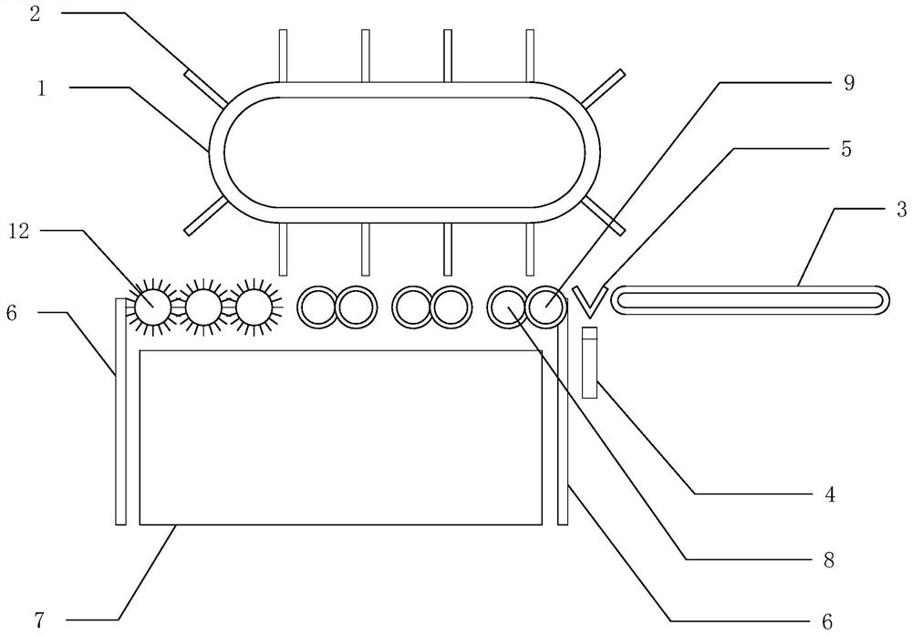 A kind of tableware deslagging machine