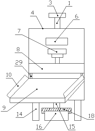 Garbage compression device