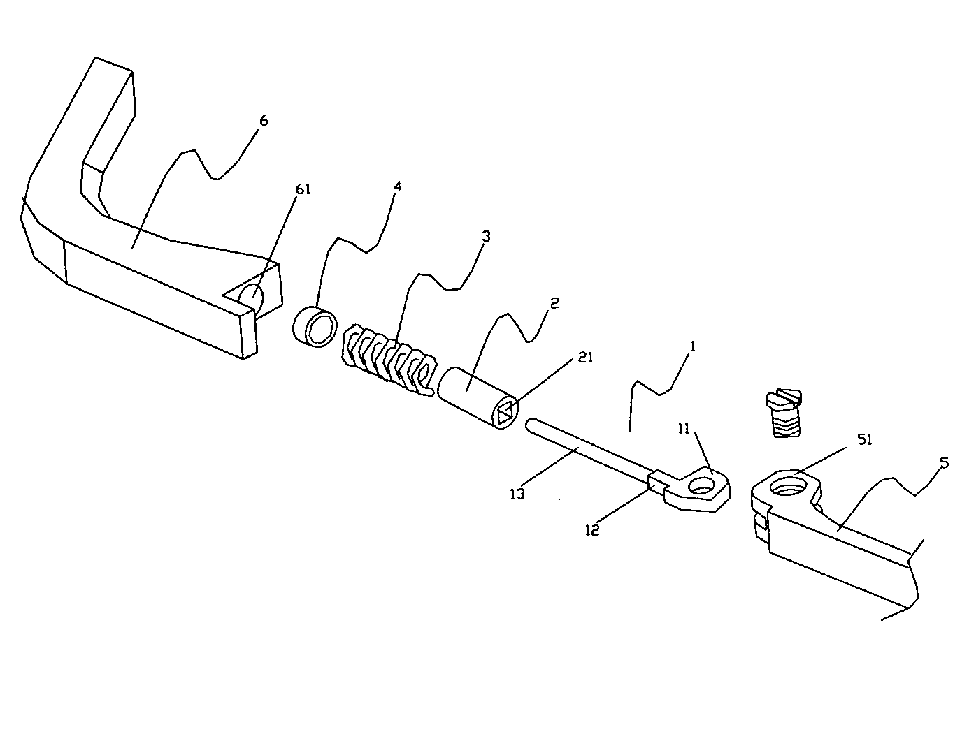 Elastic hinge of the spectacle frame and manufacturing method thereof