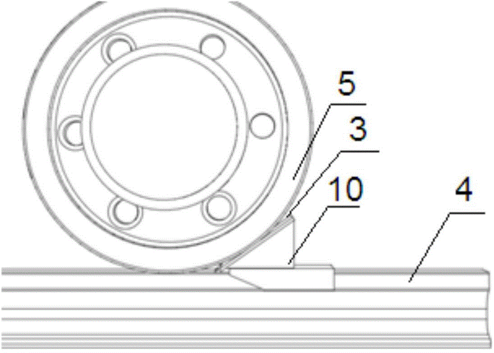 Locking clamping track instrument