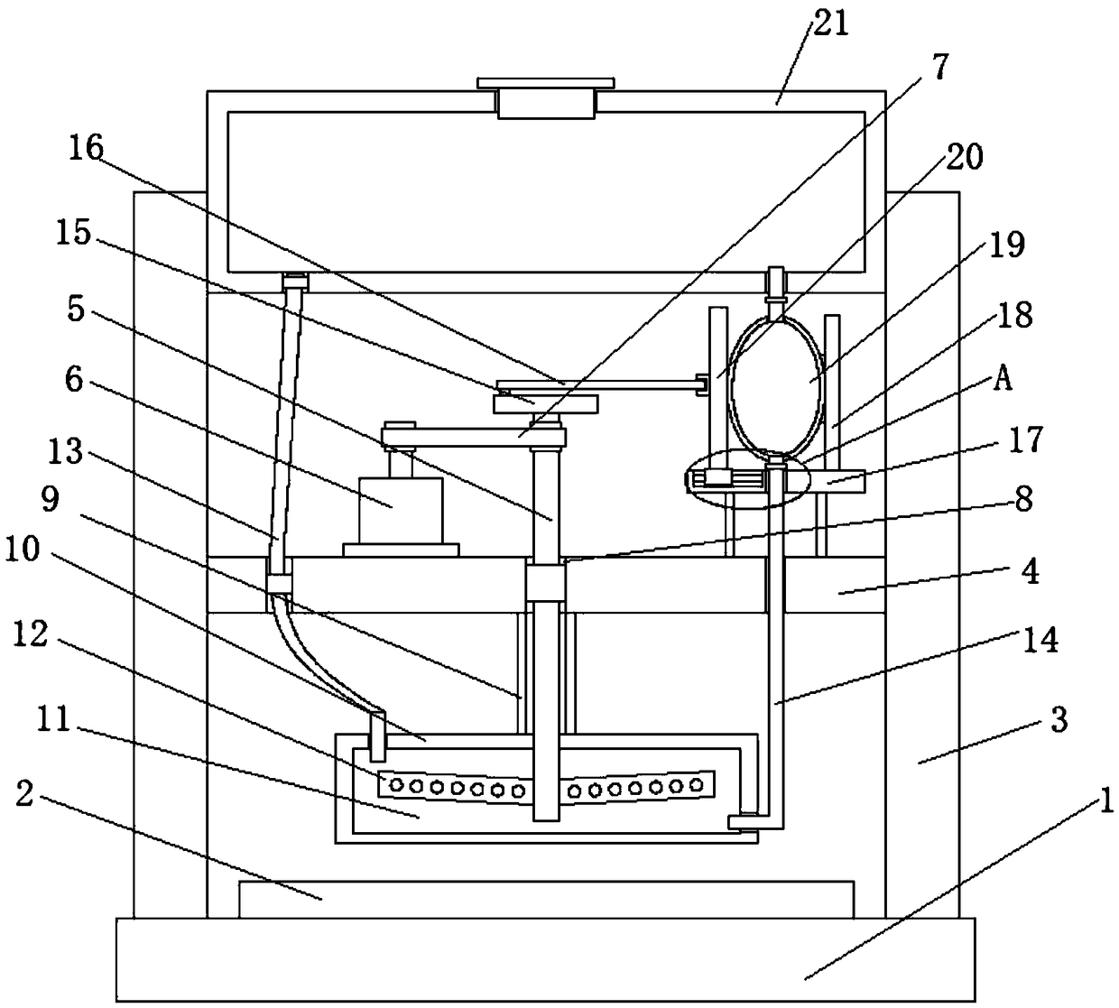 Heat dissipation device for microelectronic component