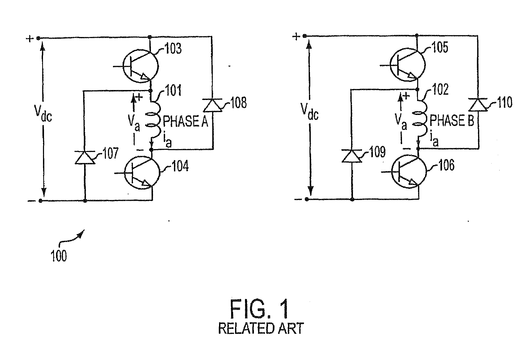 System and method for controlling four-quadrant operation of a switched reluctance motor drive through a single controllable switch