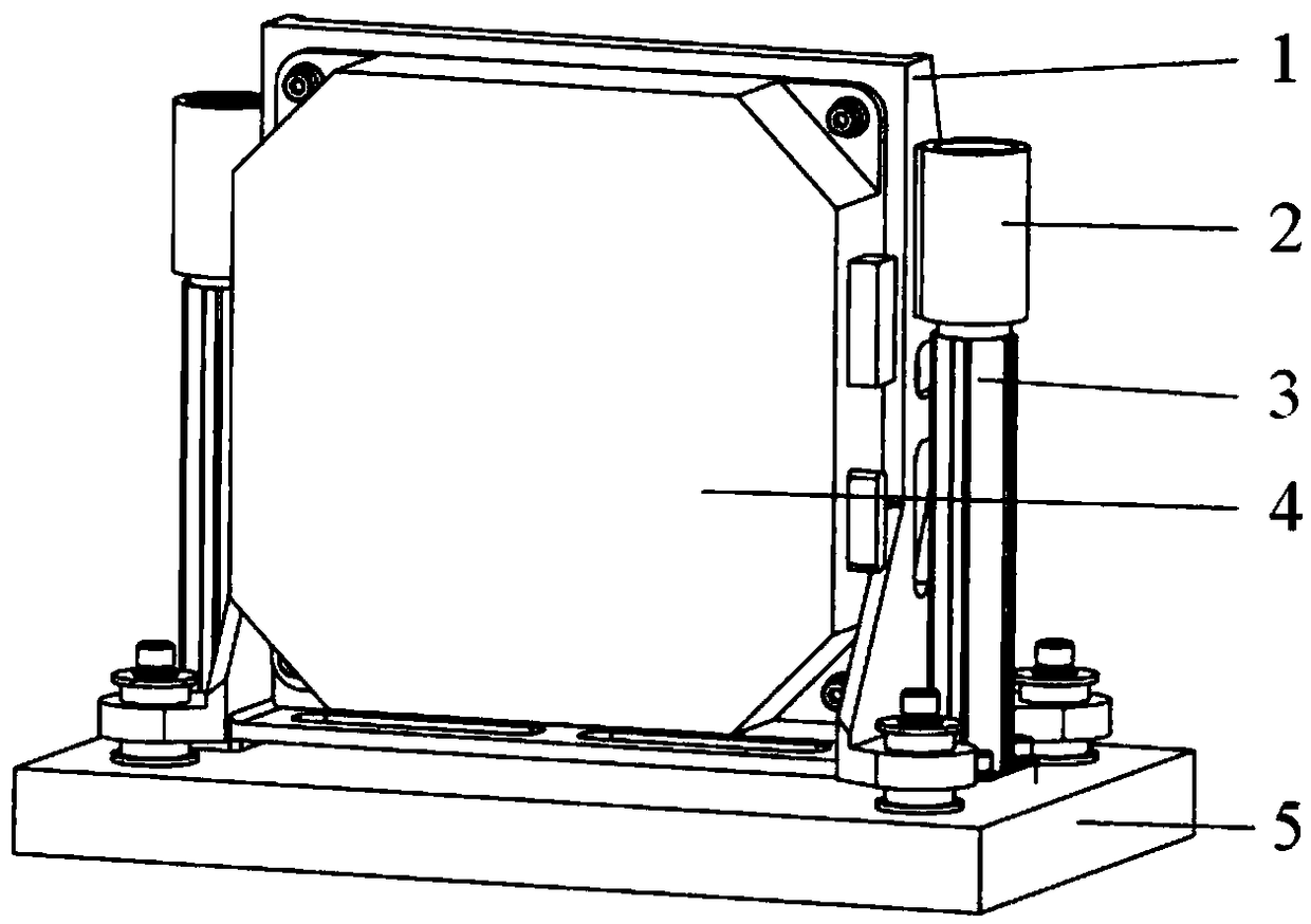 Anti-sway vibration isolating device for reducing micro-vibration of flywheel