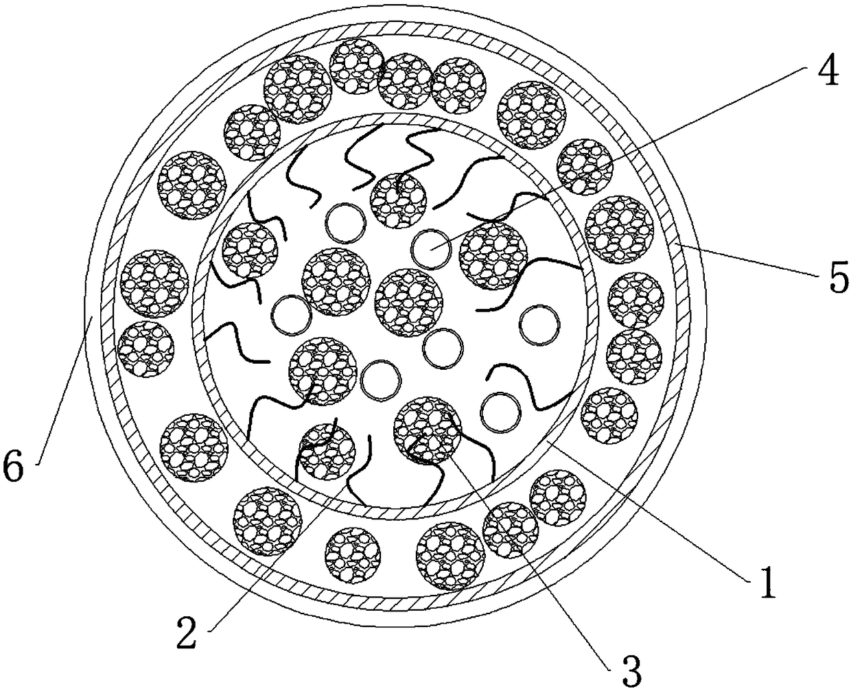 Microbial sustained-release sphere for soil repairing