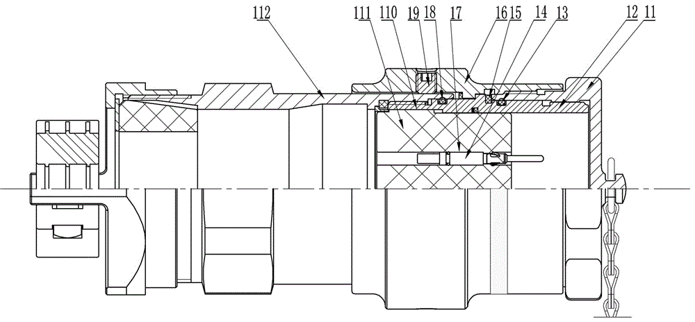 Explosion-suppression electric connector