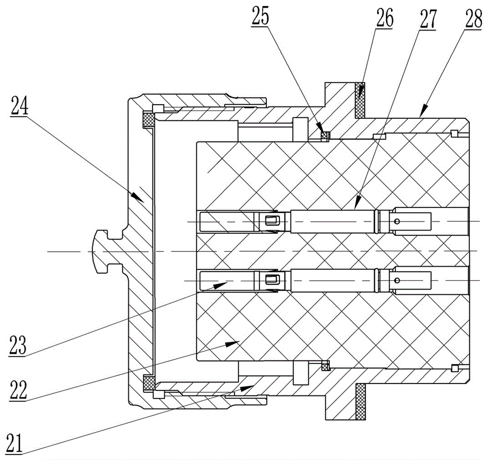 Explosion-suppression electric connector