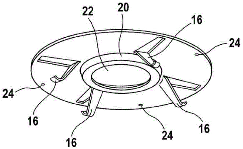 Heating device for a fuel filter