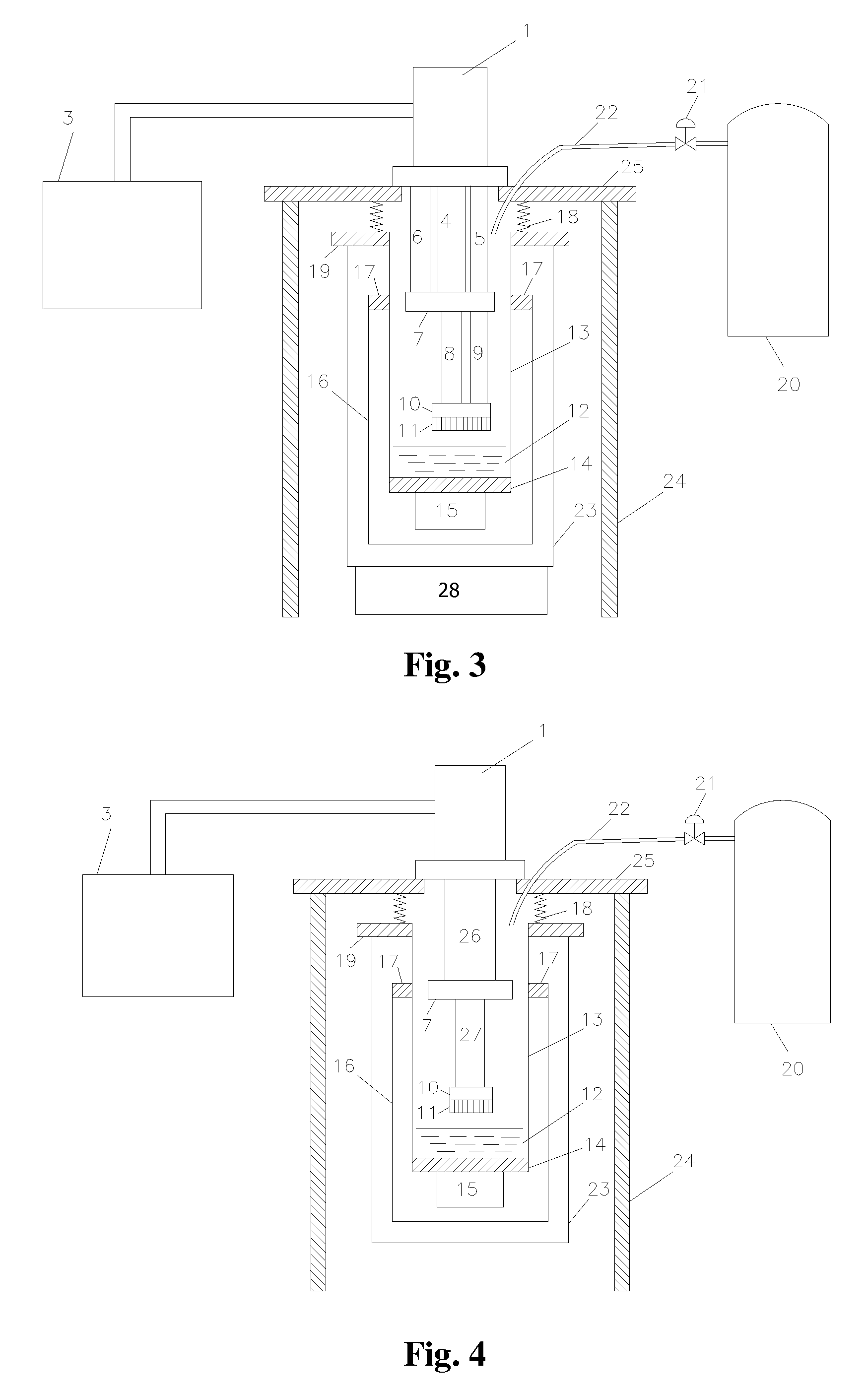 Low vibration liquid helium cryostat