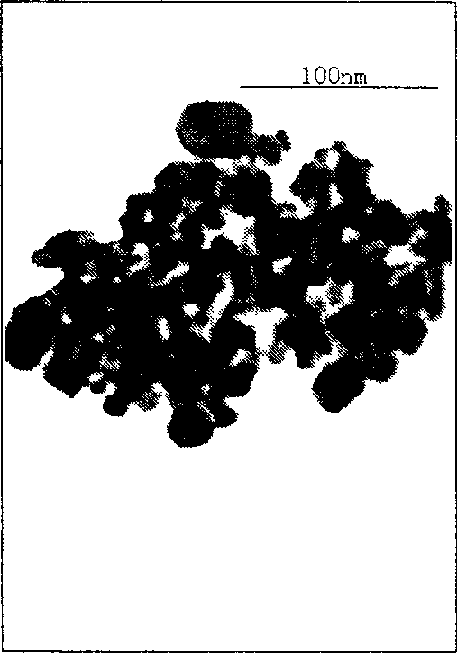 Method for preparing Nano granules of stannic oxide