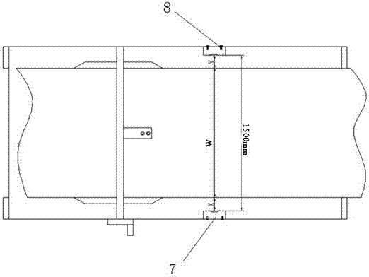 Rock wool board on-line dimension measurement device