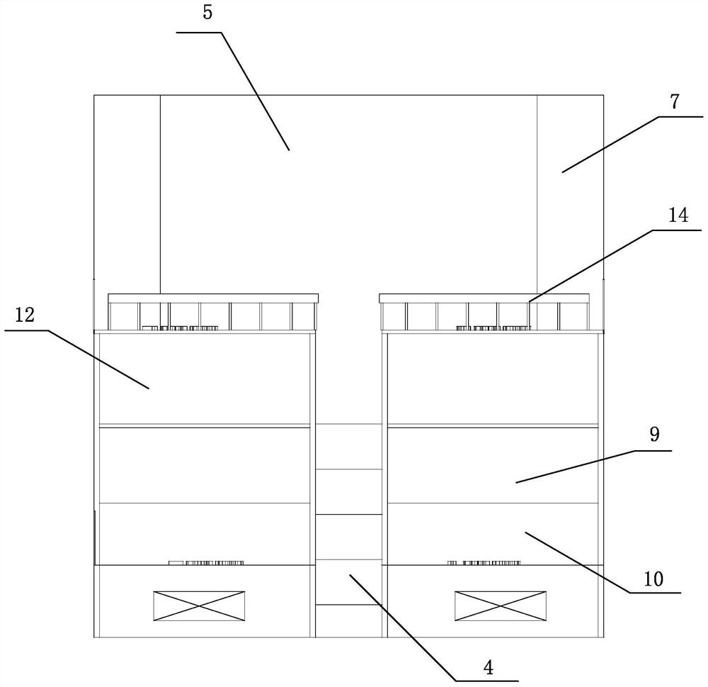 Novel bunk bed structure for dormitory