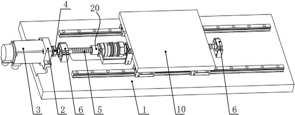 Double-nut ball screw pair pre-tightening force adjusting and measuring device and linear feeding system