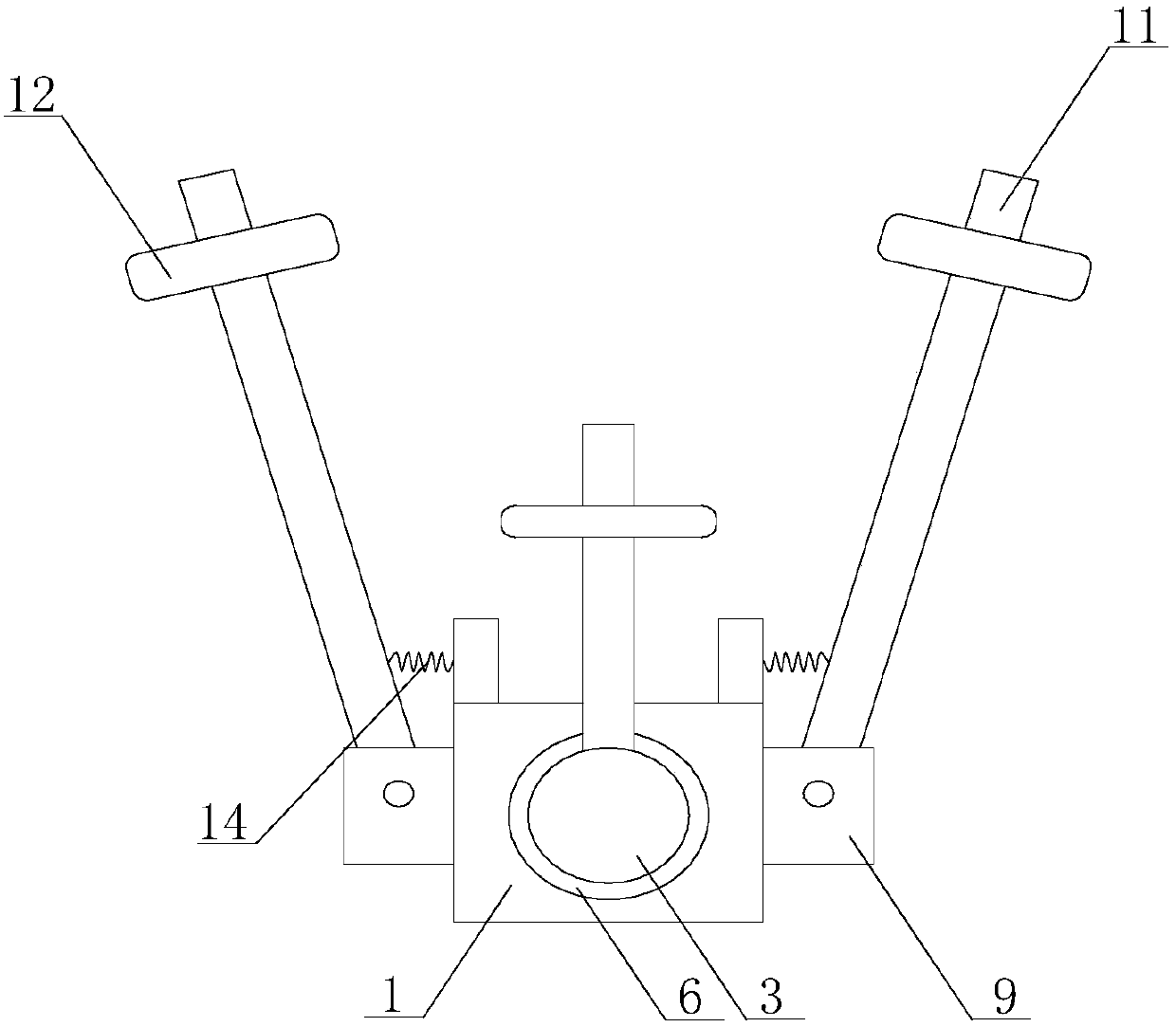 Positioning tool for clothing manufacturing workshop