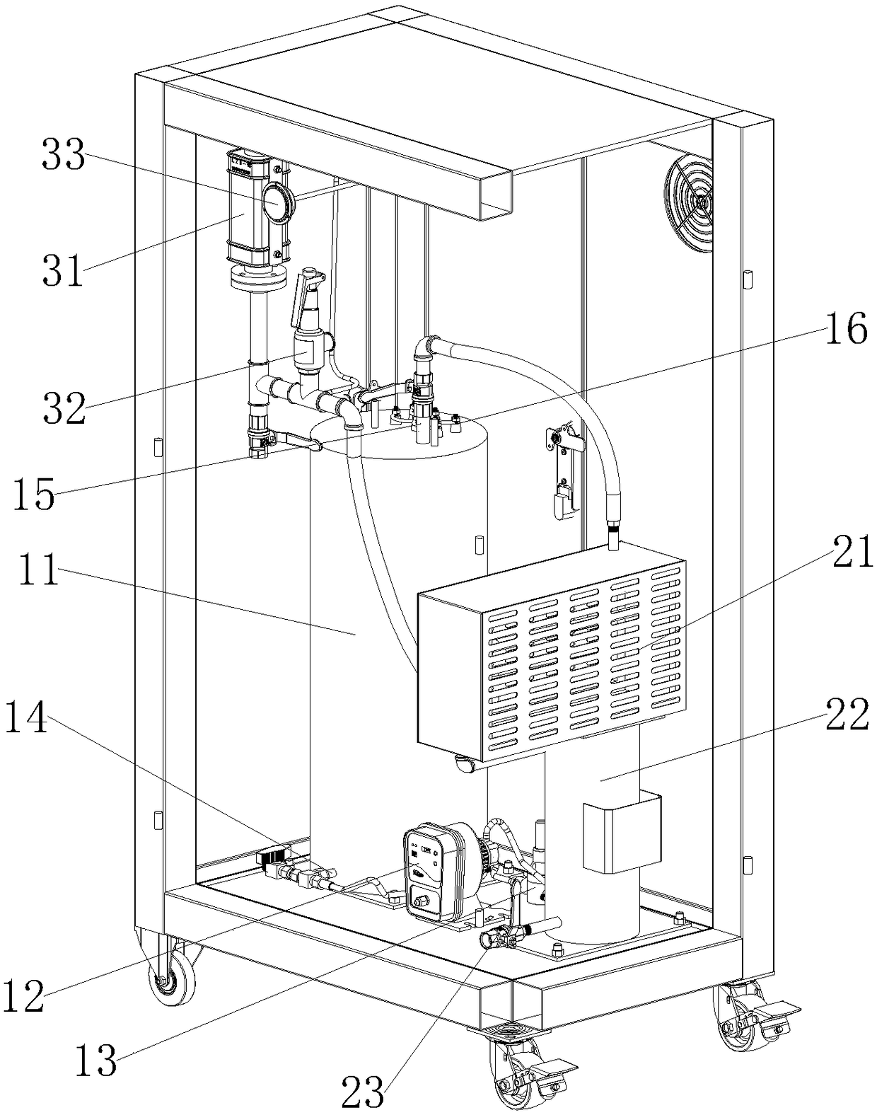 Methanol low temperature cracking device