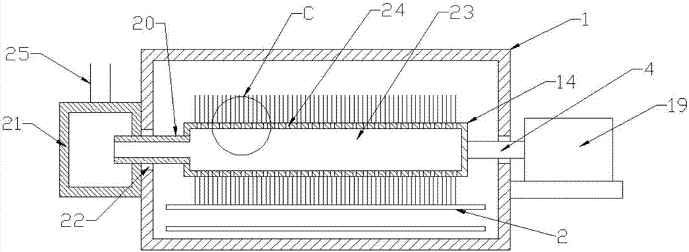 Vibrating drying device for plate production and processing