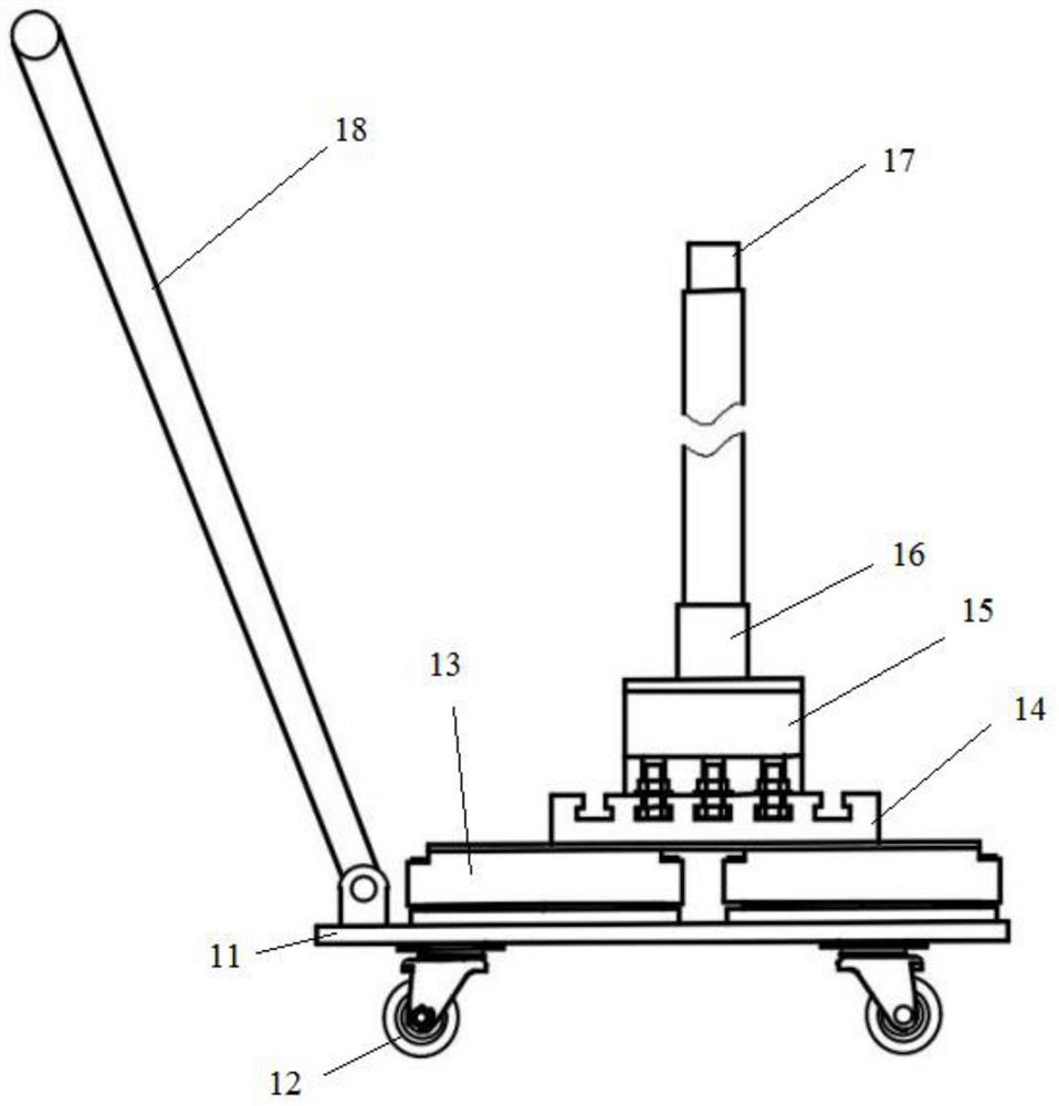 A wing simulation test bench driven by linear motor