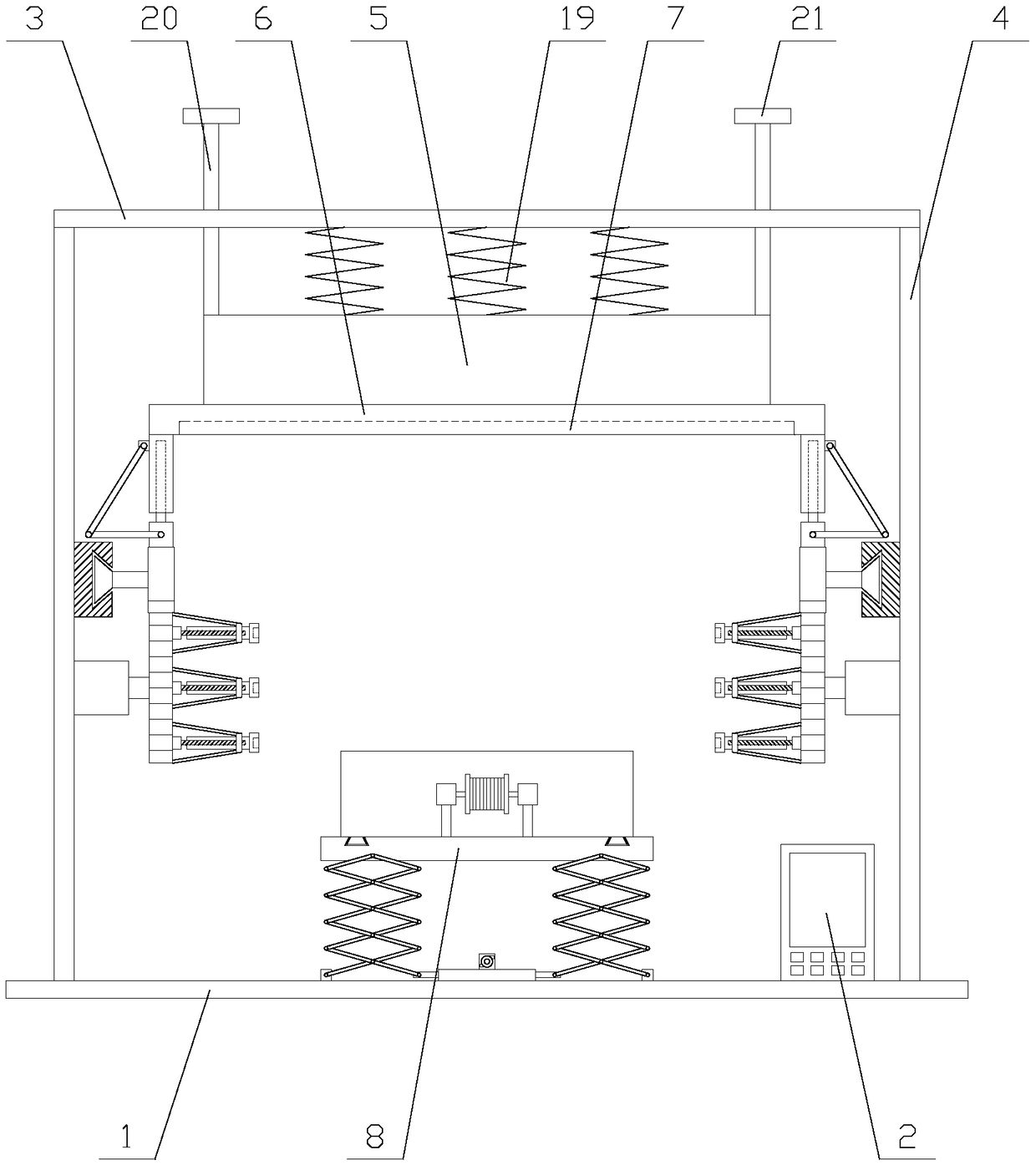 Curved surface silk-screen printing equipment with automatic adjustment function