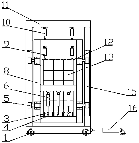 Splicing machine for finished product base bodies of air-entrapping blocks