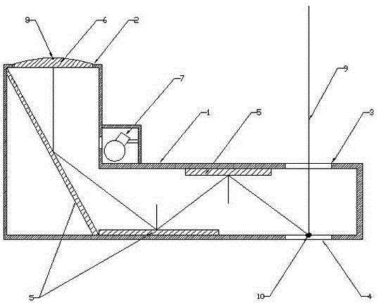 Total station point location centering indicator