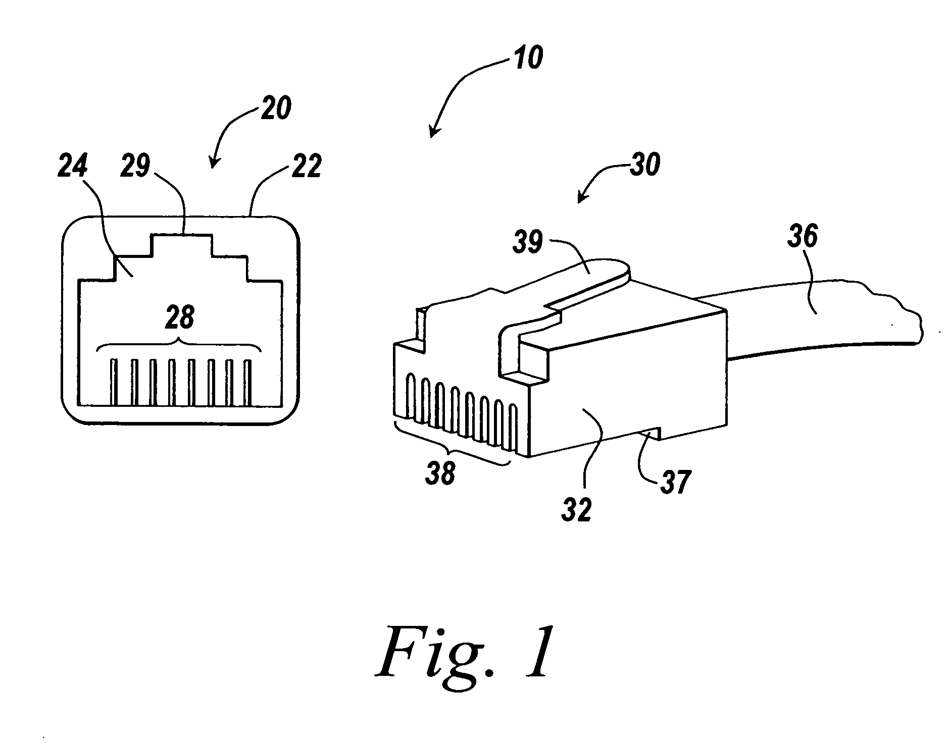 Ruggedized ethernet connector assembly