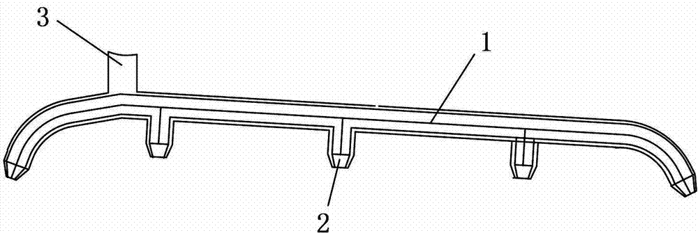 Dust removing device for blast furnace casting house