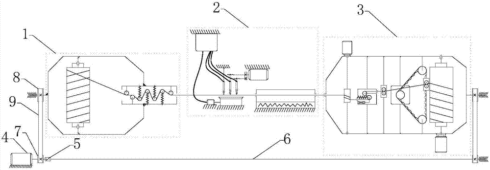 Spiral single-yarn piezoelectric spray dyeing device