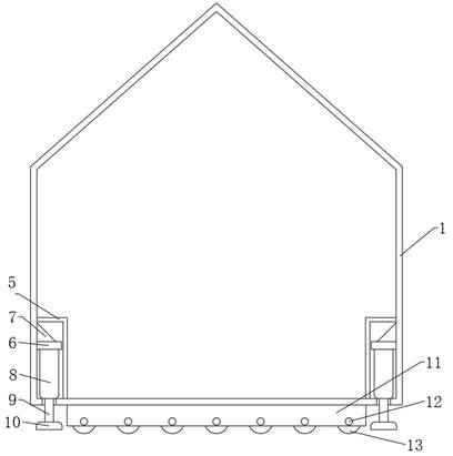 Movable board room for building construction site