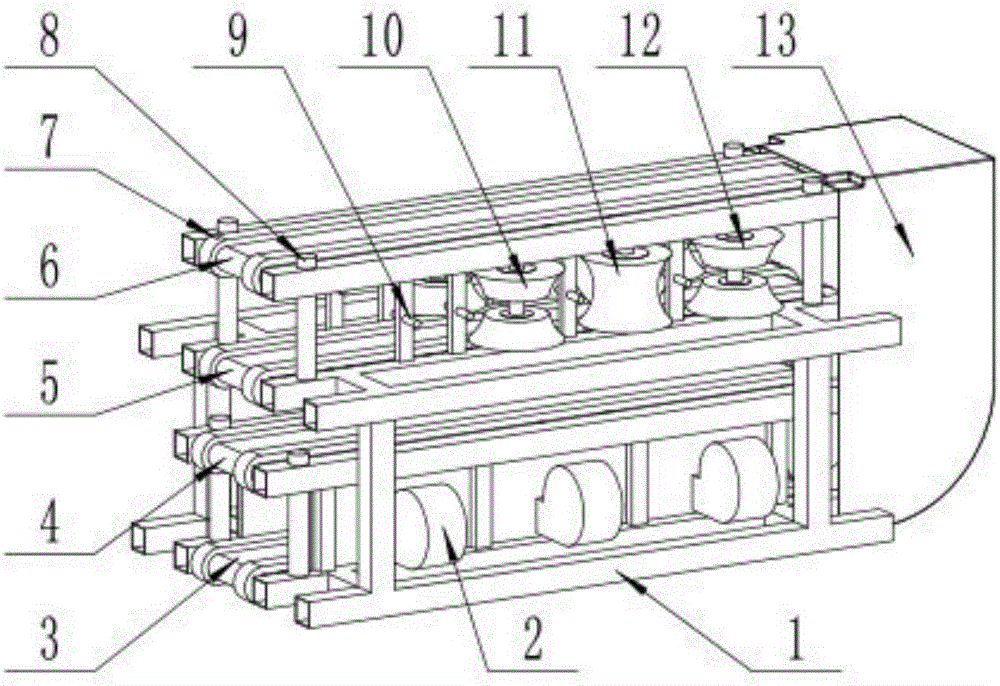 Automatic spherical-surface cleaning machine