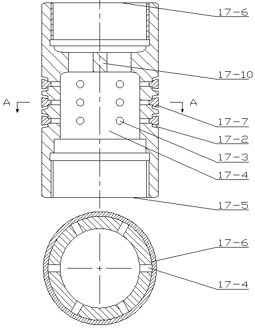 Oil field oil pump sand removal device and manufacturing method thereof