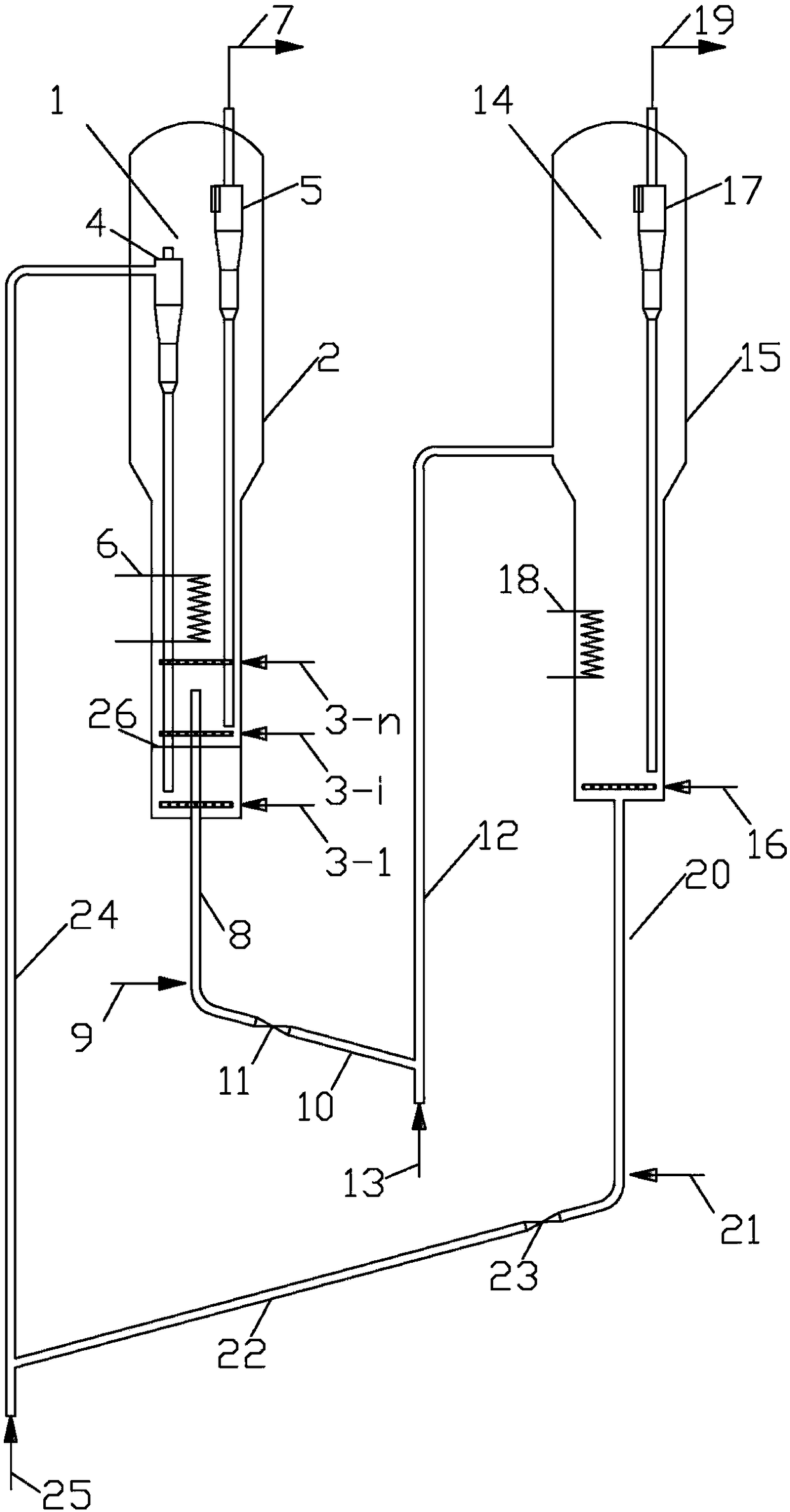 Fluidized-bed apparatus and method to co-produce p-xylene and light olefins by methanol and/or dimethyl ether and benzene