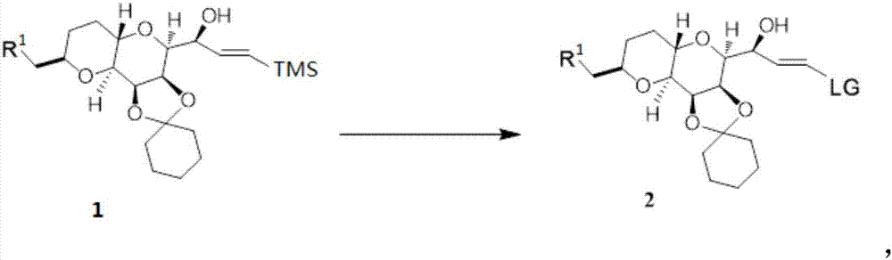 Synthesis method of eribulin intermediate