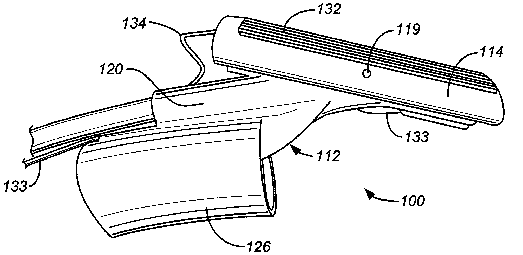 Auto-aligning ablating device and method of use