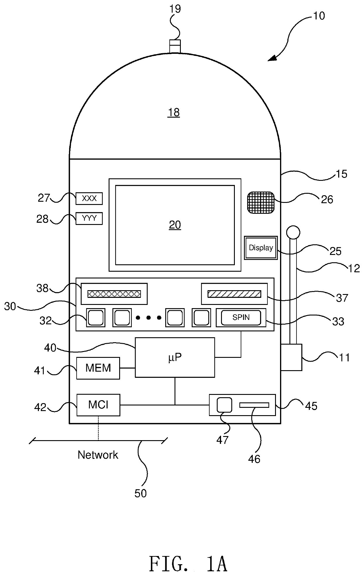 Method for sharing game play on an electronic gaming device