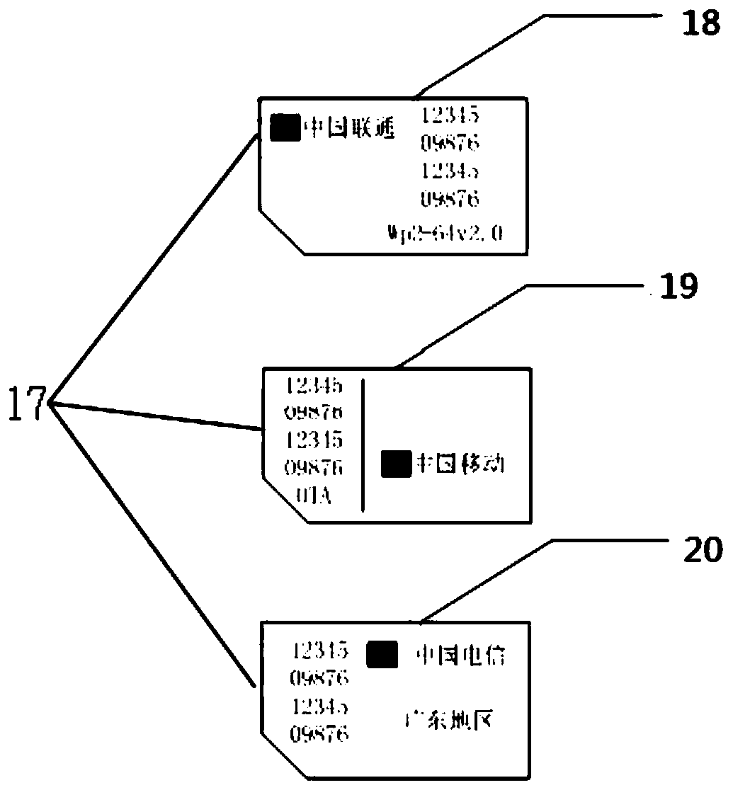 SIM card sorting system