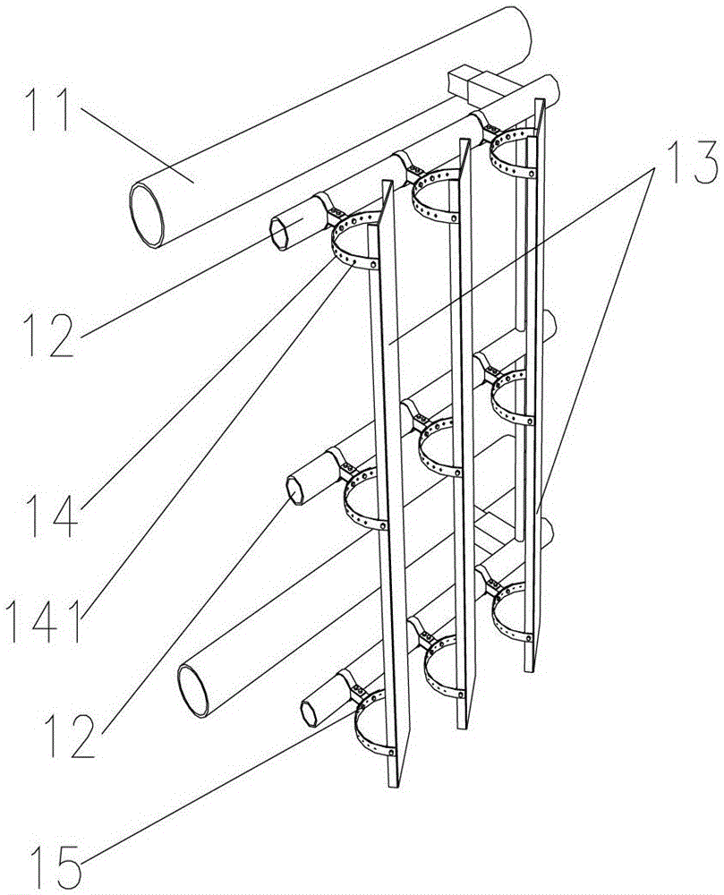 A louver curtain wall