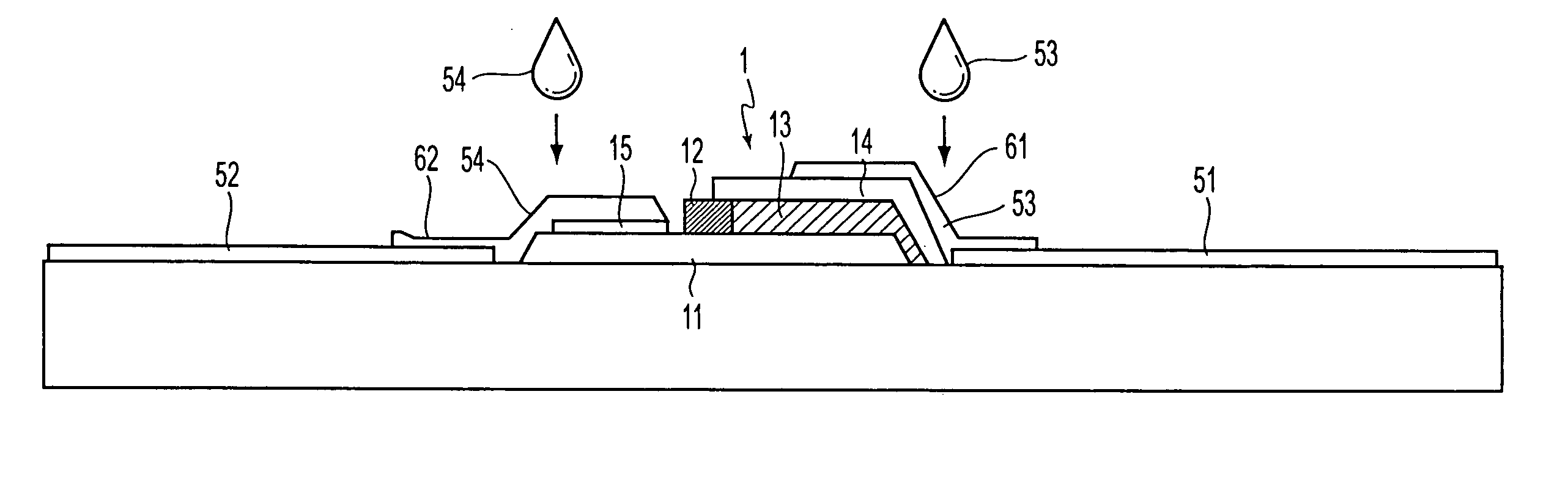 Method of forming wirings for tile-shaped elements, structures of wirings for tile-shaped elements, and electronic equipment