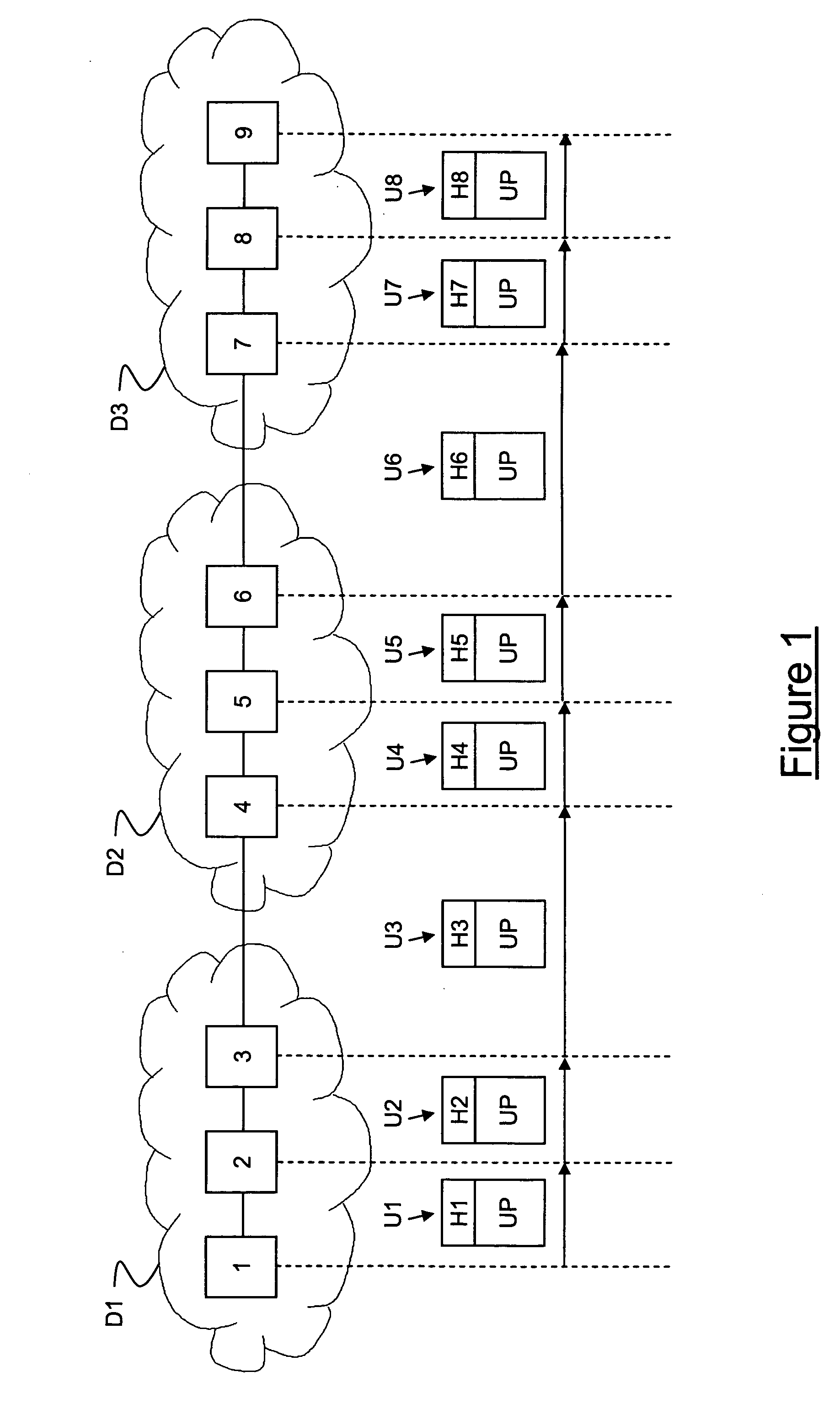 Method of monitoring a tandem connection in a MPLS telecommunication network