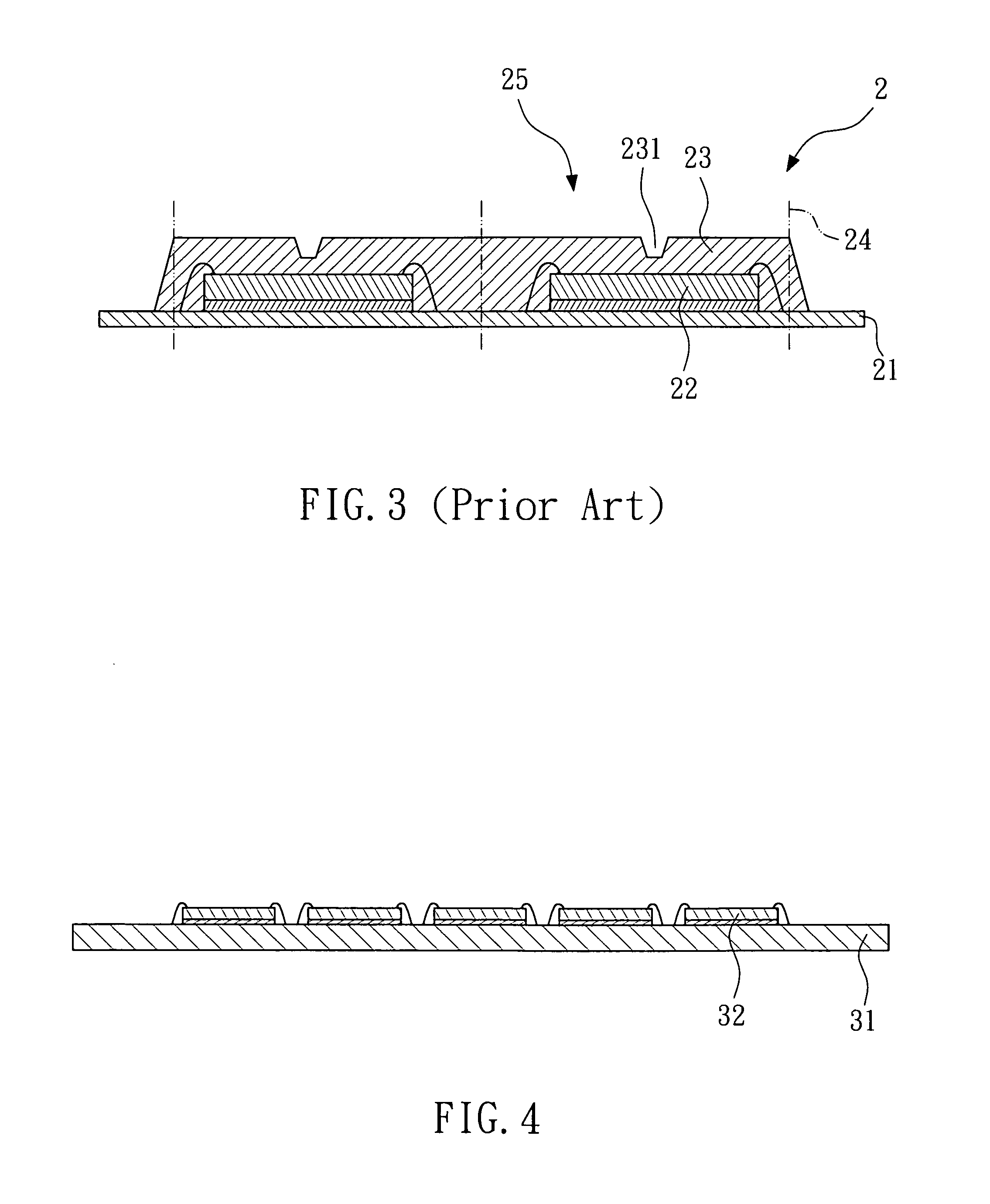 Semi-finished package and method for making a package