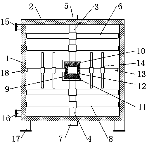 Cement stirring machine for municipal construction