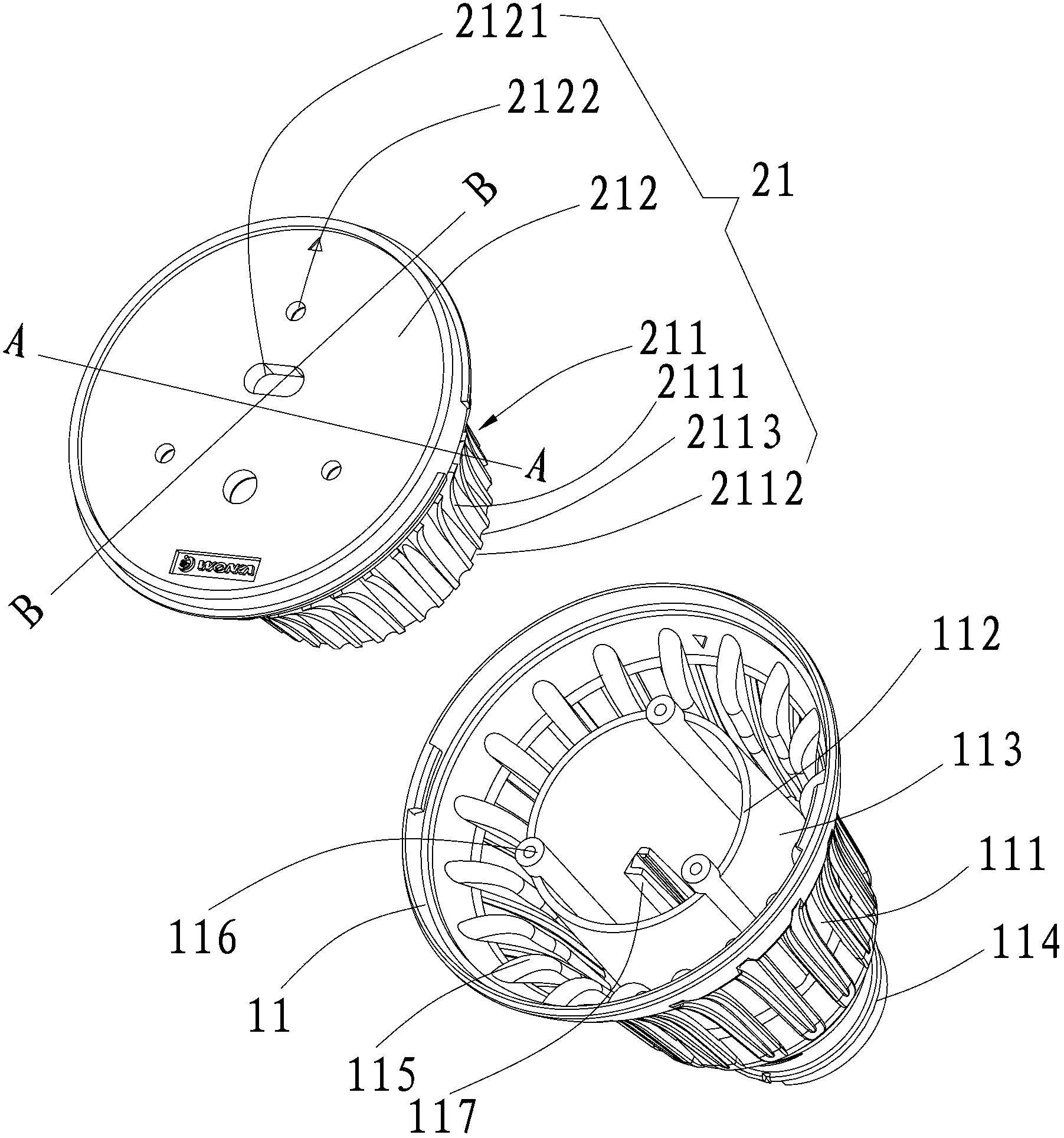 Lamp body and light-emitting diode (LED) bulb