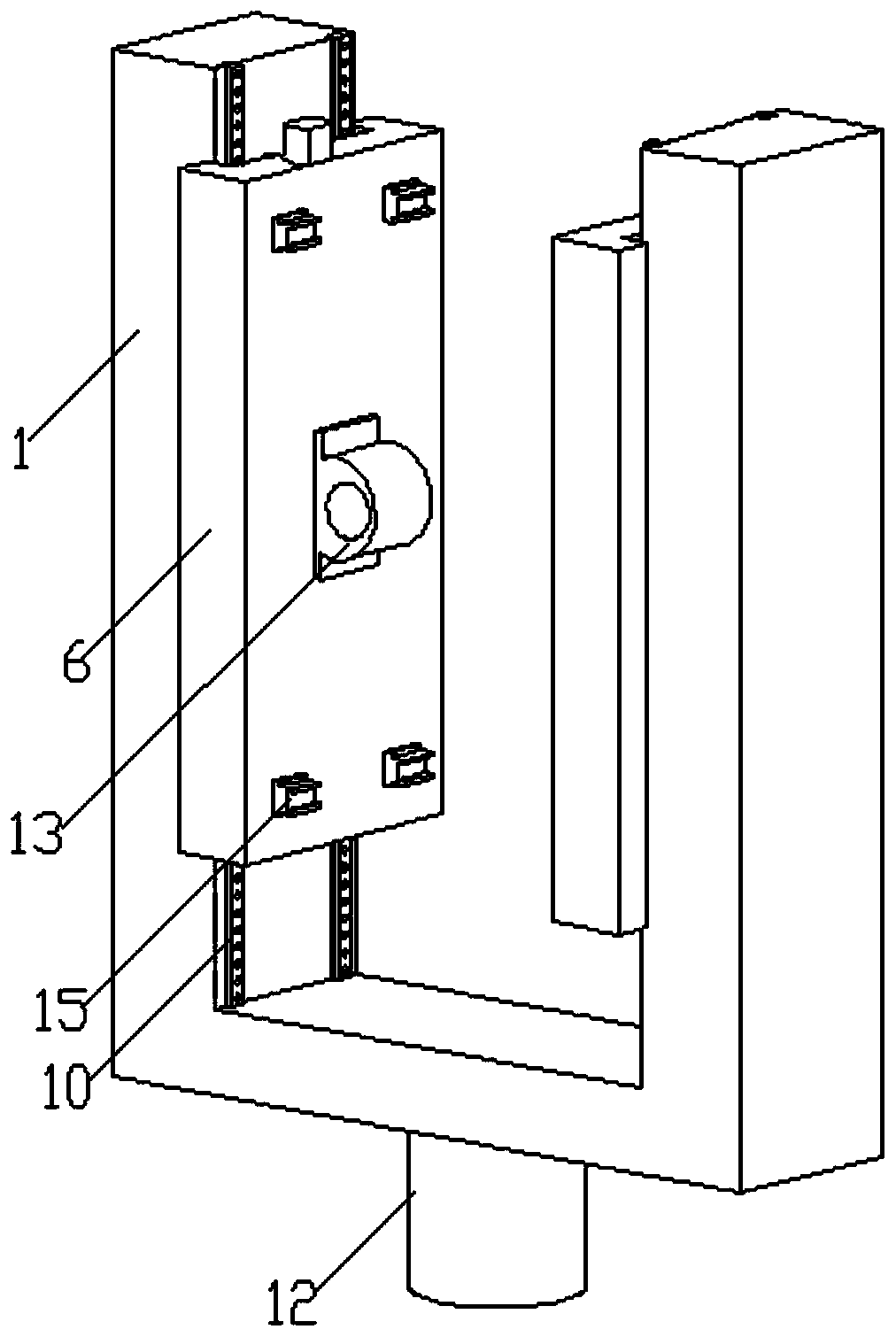 Novel beam and ram combined structure