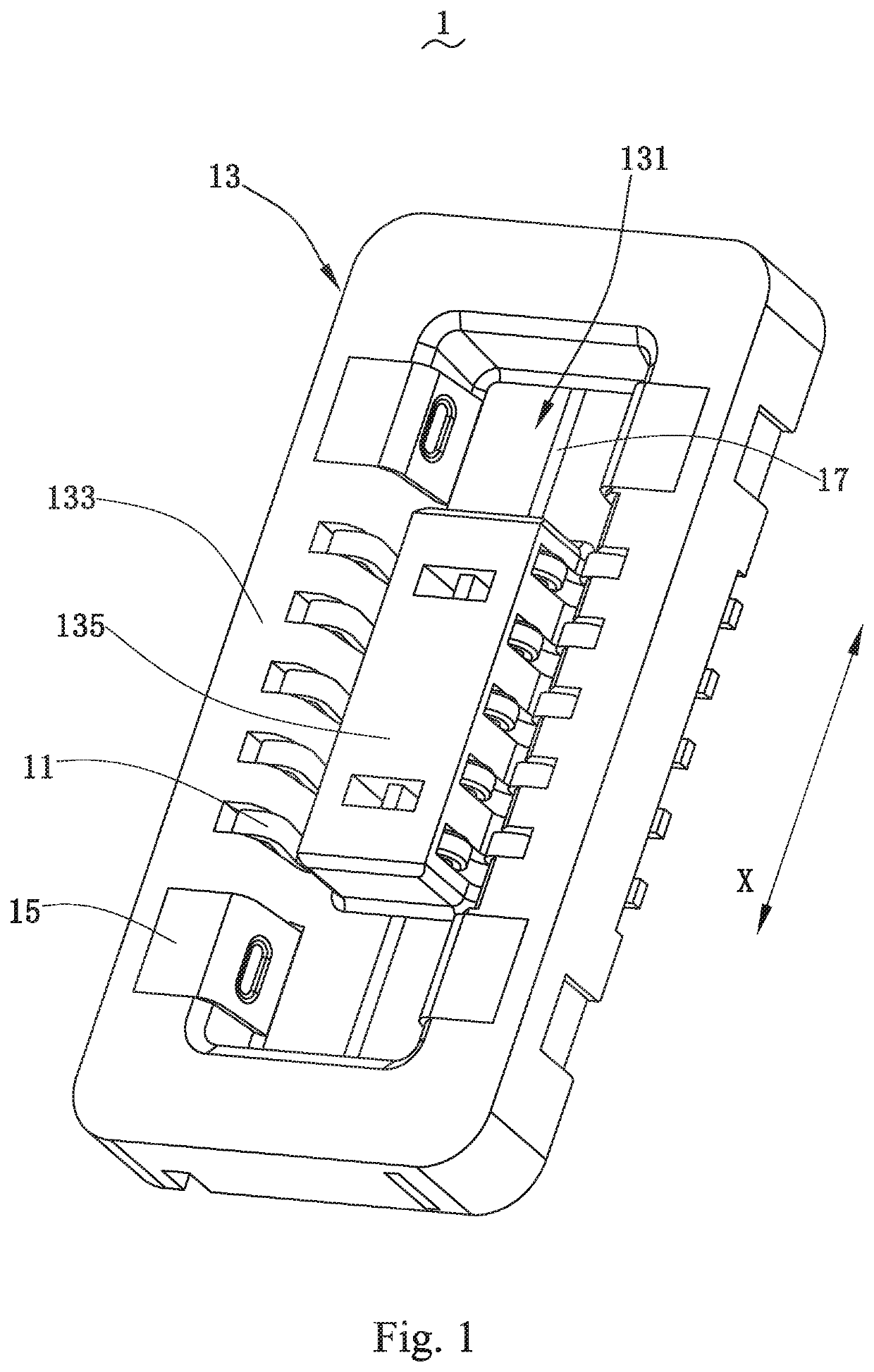 Multipolar connector