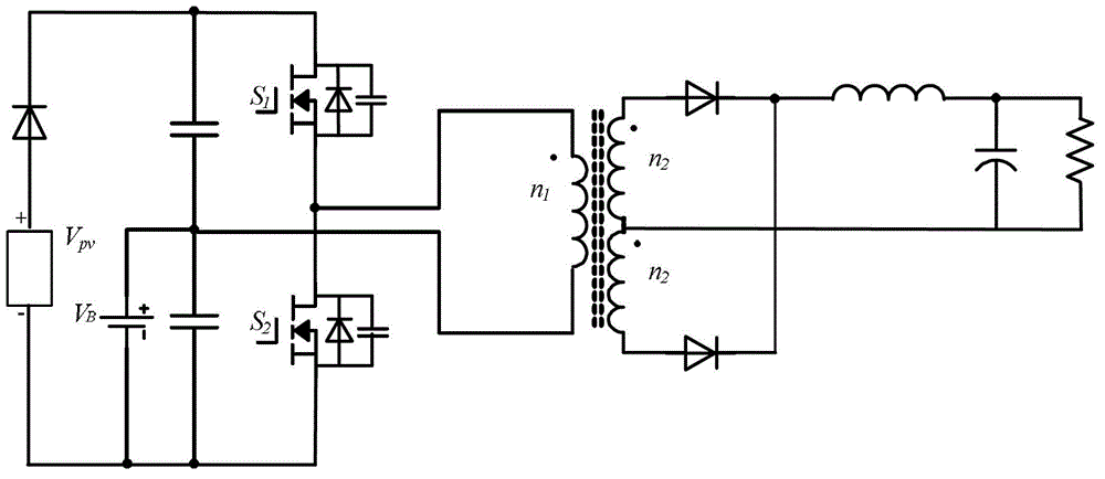 Isolation type new energy power supply equipment based on three-port power converter